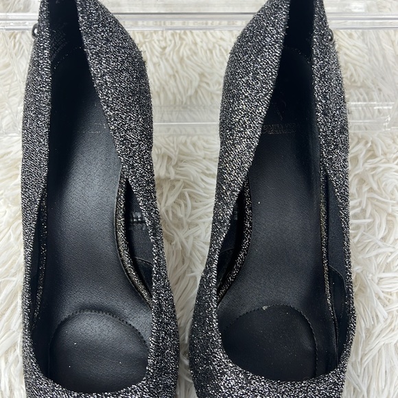 Vera Wang Black Sparkle Heel - Picture 7 of 7